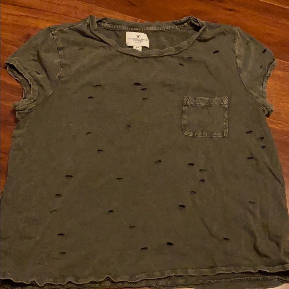 Pocket Tee with Holes